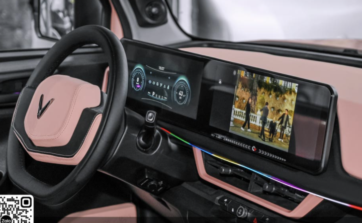 Màn hình dài liền khối Vinfast VF3